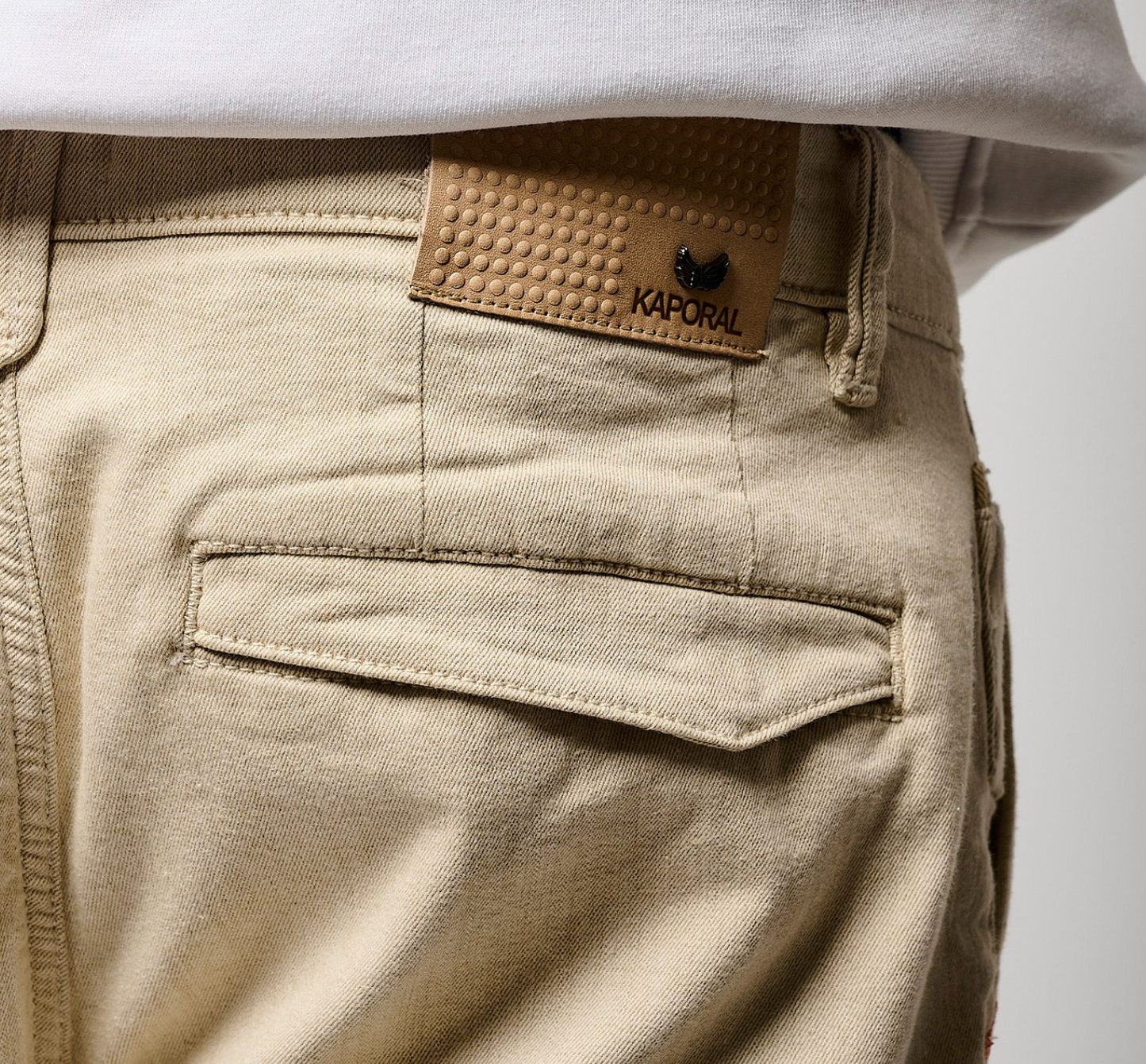 Kaporal Jean Slim beige Homme IRWIX