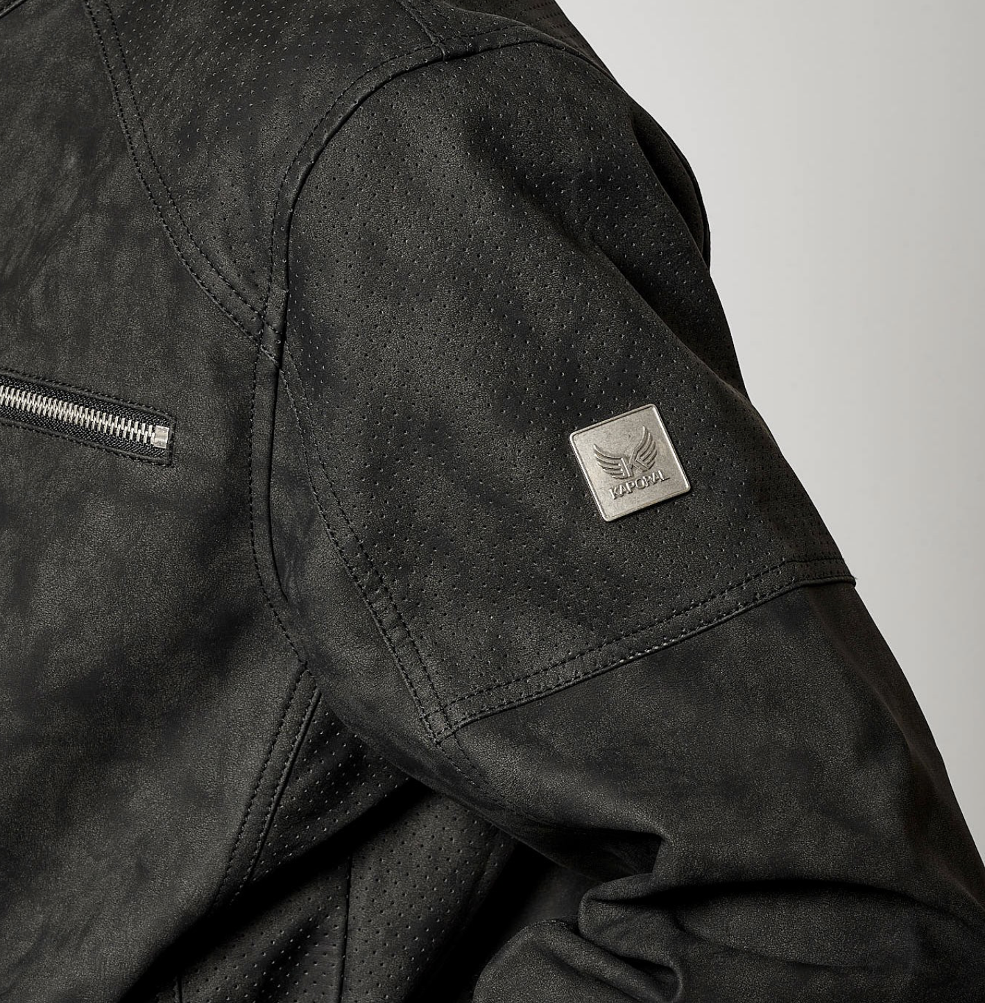 Kaporal Blouson noir Homme LIRAK