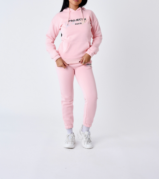 Project X Paris Bas de jogging Brodé Rose Femme