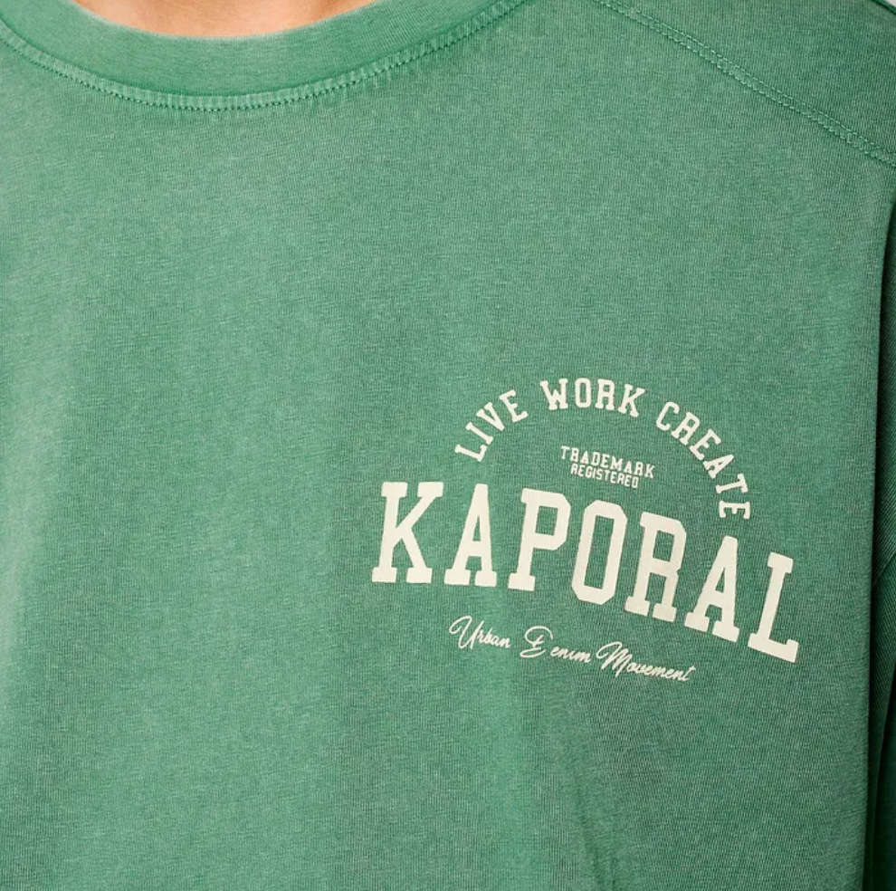 Kaporal T-shirt vert Homme JOEY