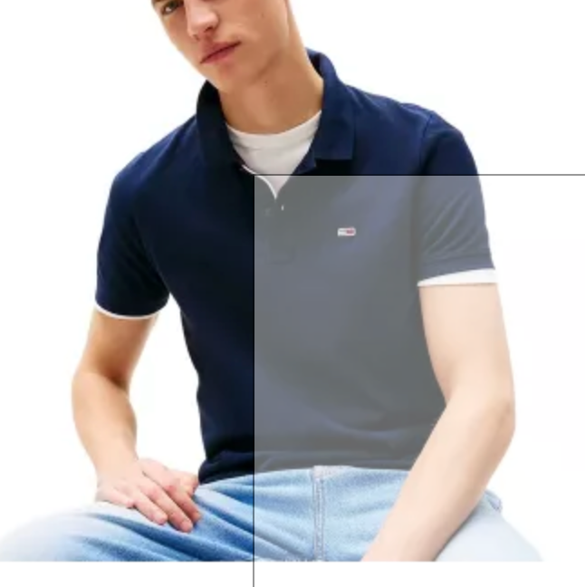 Tommy Jeans Polo Dark Night Navy Homme