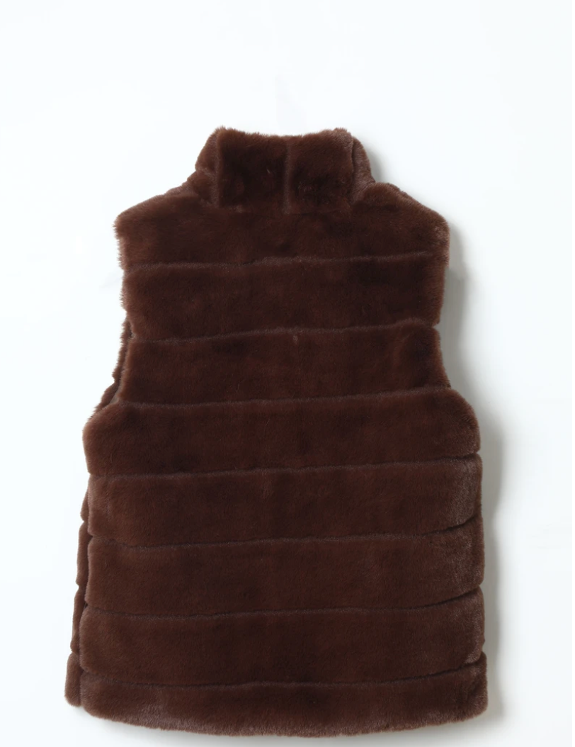 Gilet Femme fausse fourrure sans manches