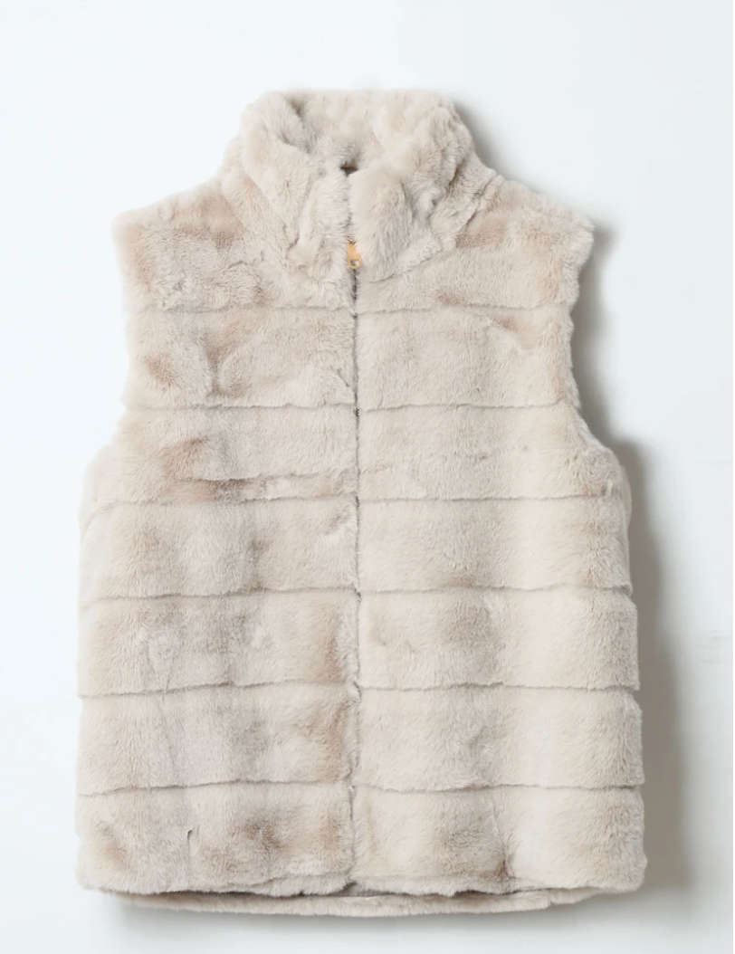 Gilet Femme fausse fourrure sans manches