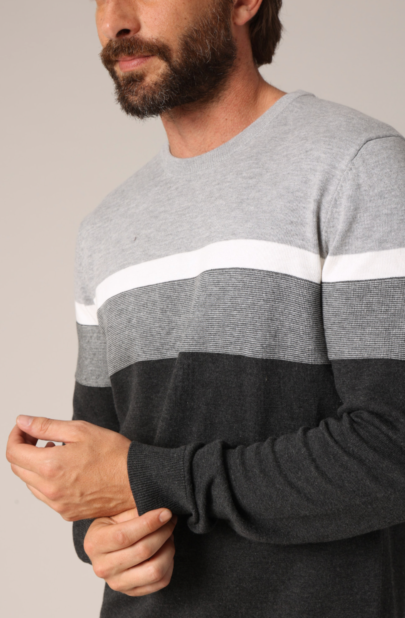 Deeluxe Pull à rayure Homme TOASTER