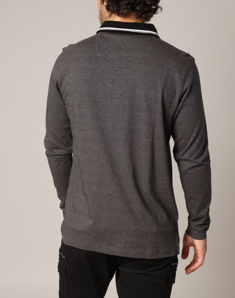 Polo manches longues homme Deeluxe DREXLONI – vue 4