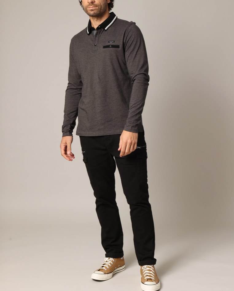 Polo manches longues homme Deeluxe DREXLONI – vue 6