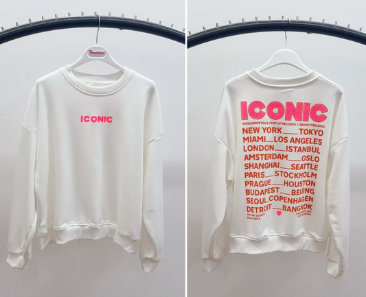 Sweat Femme ICONIC blanc