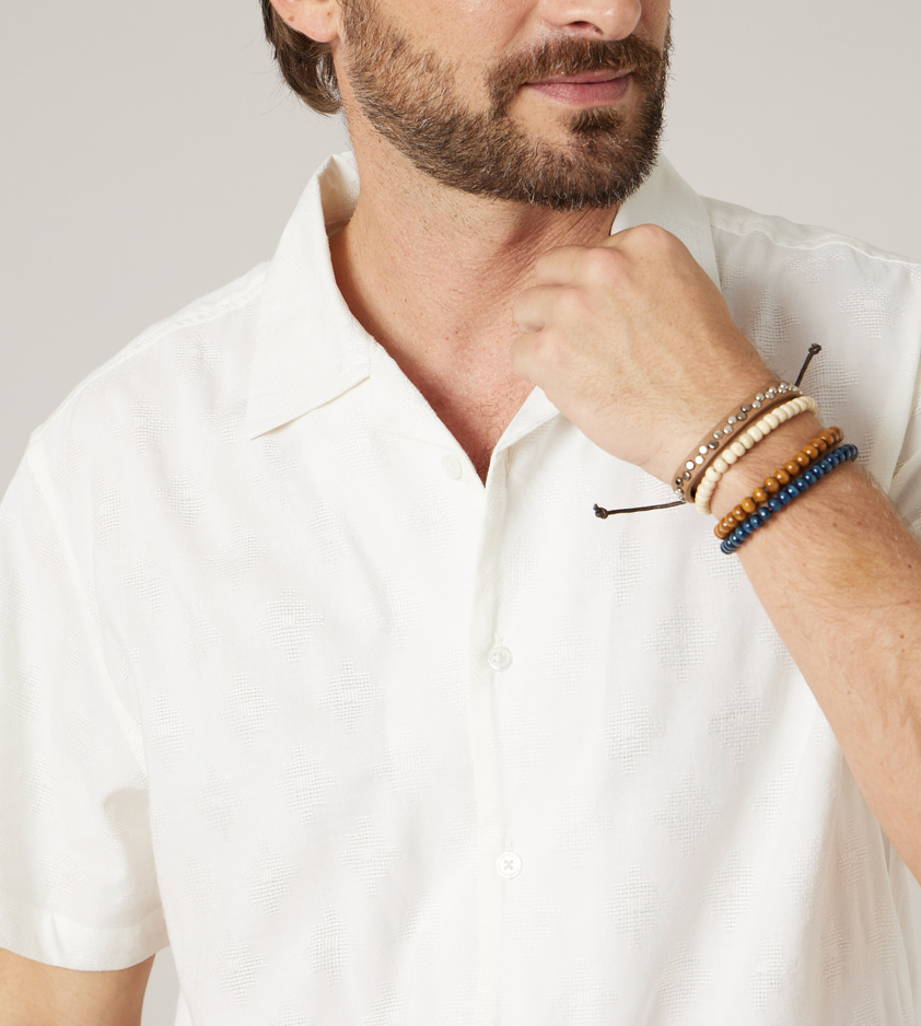 Deeluxe Chemise homme OSCARDO crème