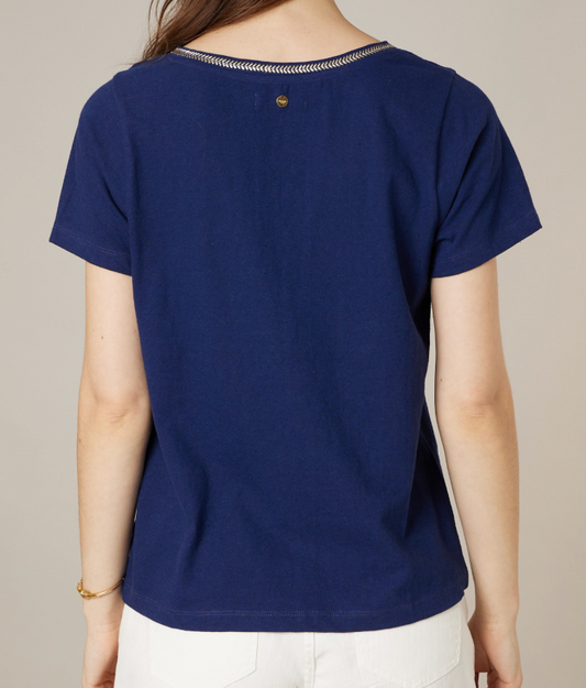 Deeluxe T-shirt Femme LYVIA marine