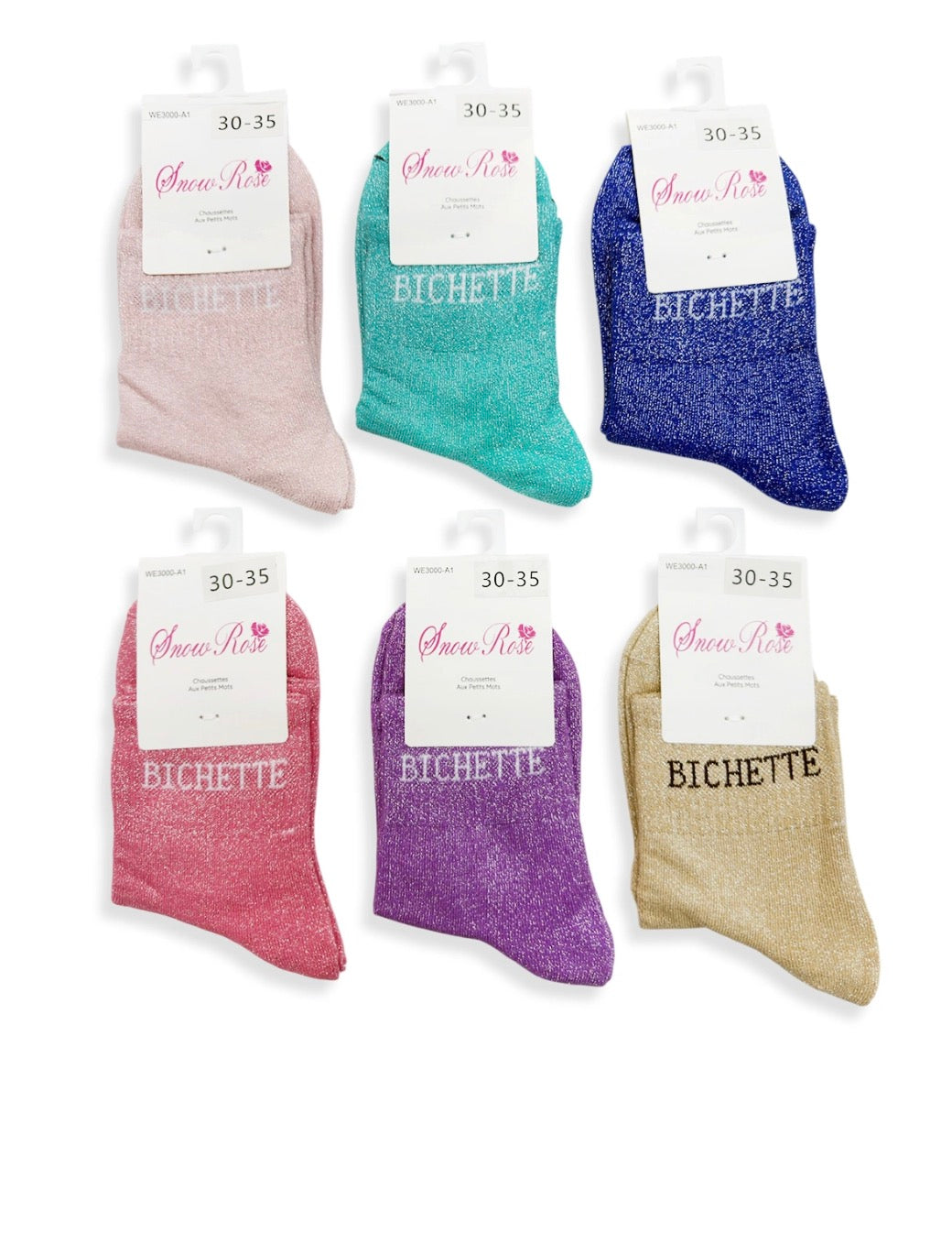 Chaussettes Pailletées Enfant BICHETTE 30-35