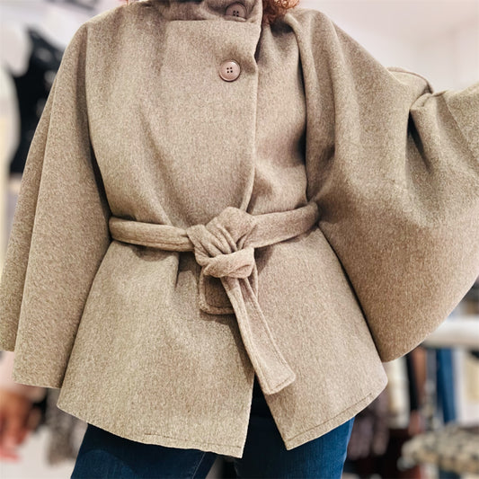 Ponchos Femme avec ceinture