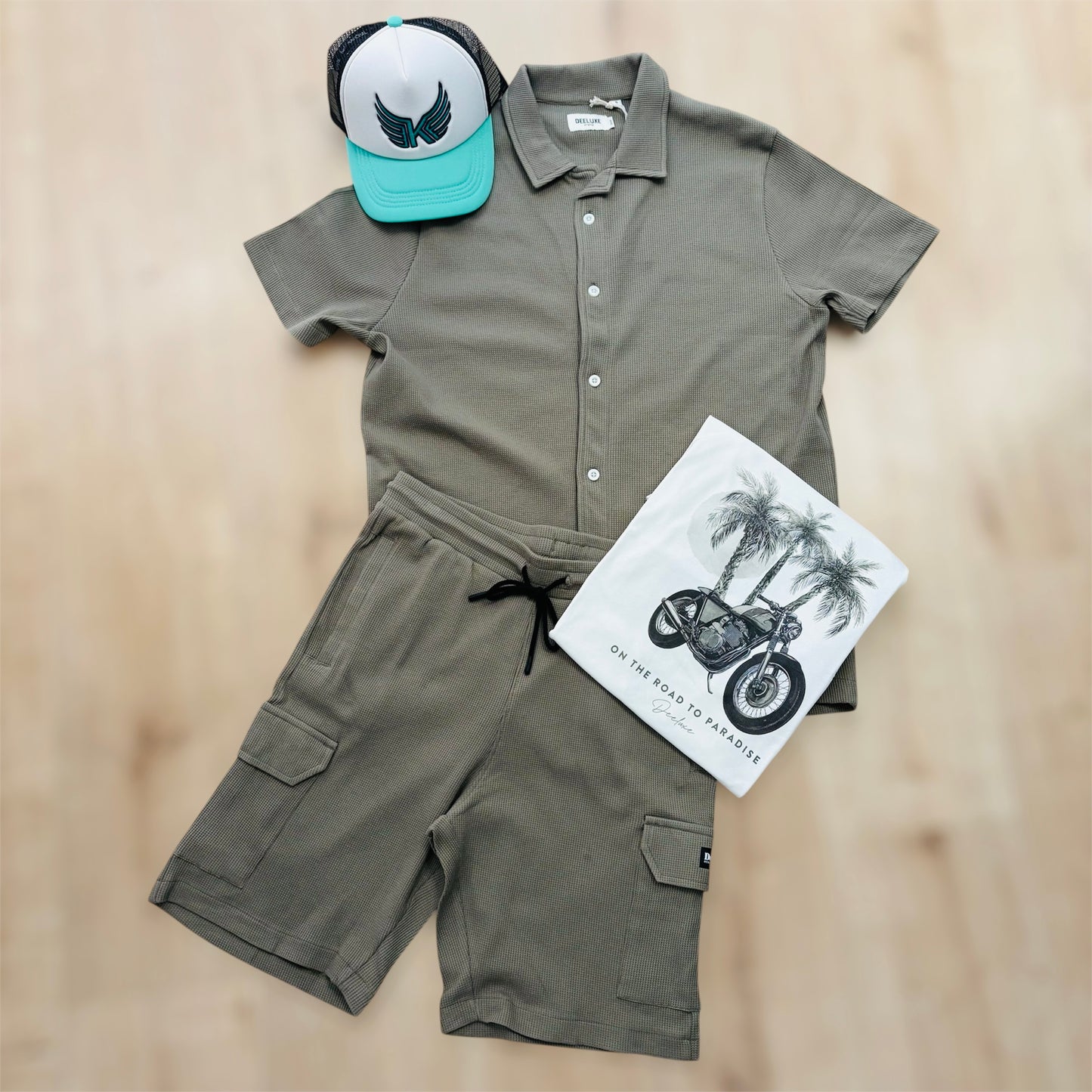 Deeluxe Chemise TURMAN kaki