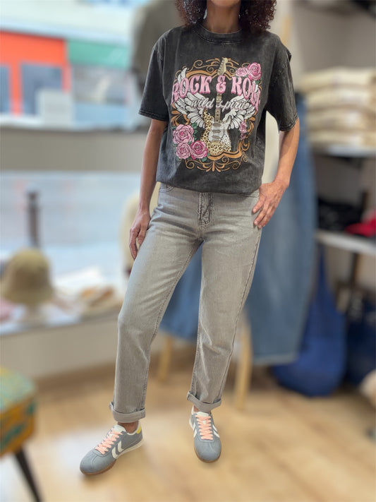 Jean Femme coupe Mom fit STELLA