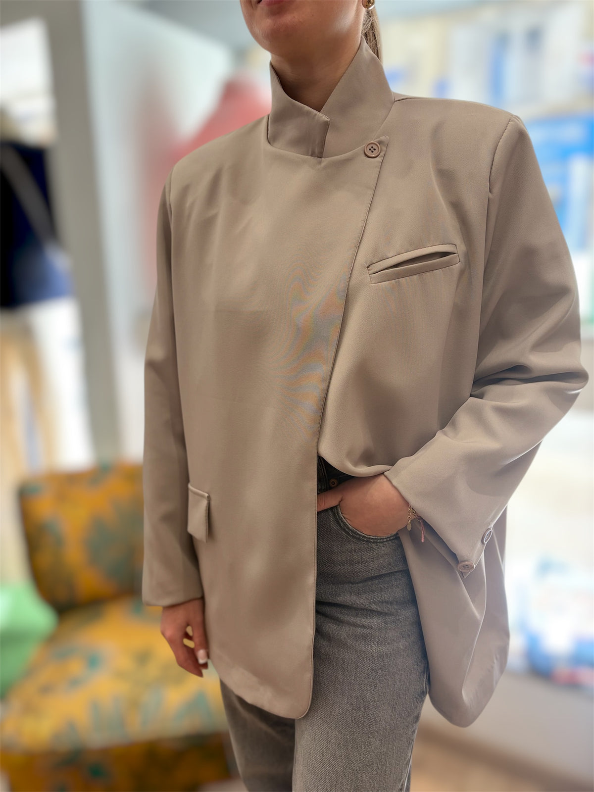 Blazer Femme Croisé Oversize FIRENZE - vue 2