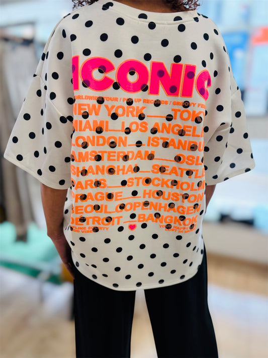 T-shirt Femme GRAPHIC DOTS L'Esprit Tournée Iconique