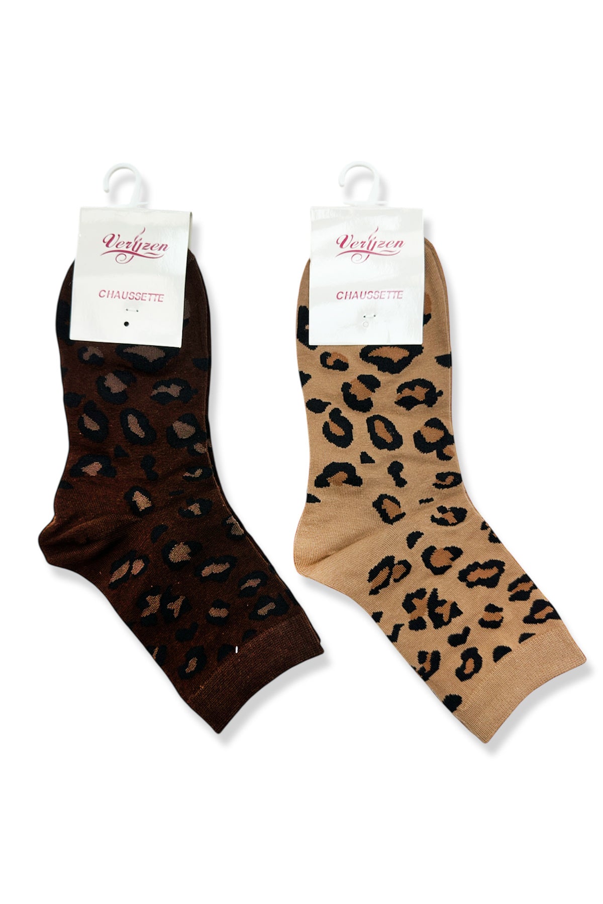 Chaussette Femme imprimé Léopard