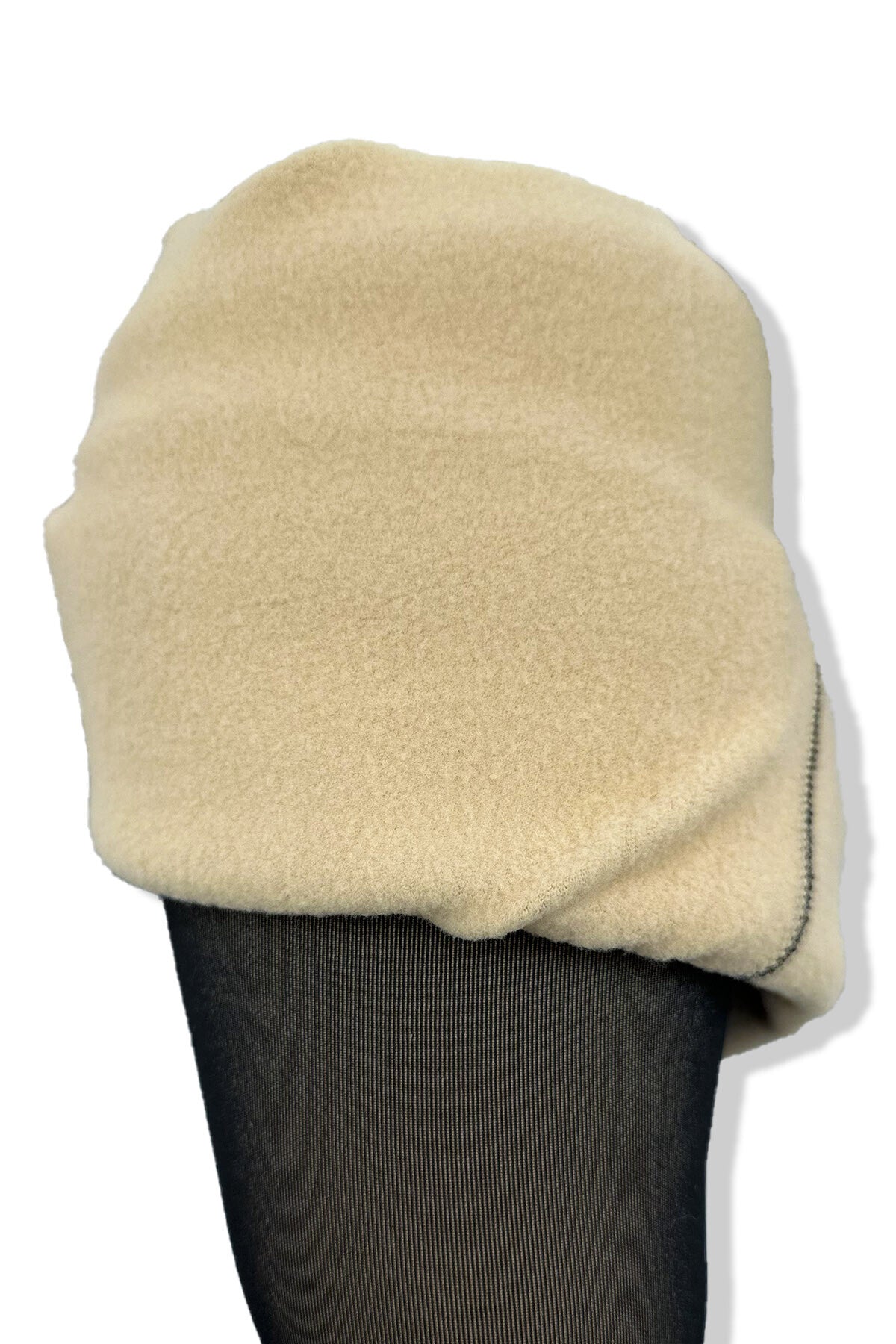 Collant Polaire Faux Transparent noir