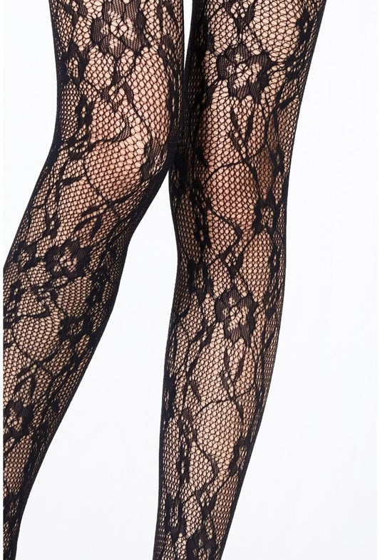 Collant Résille Dentelle noir