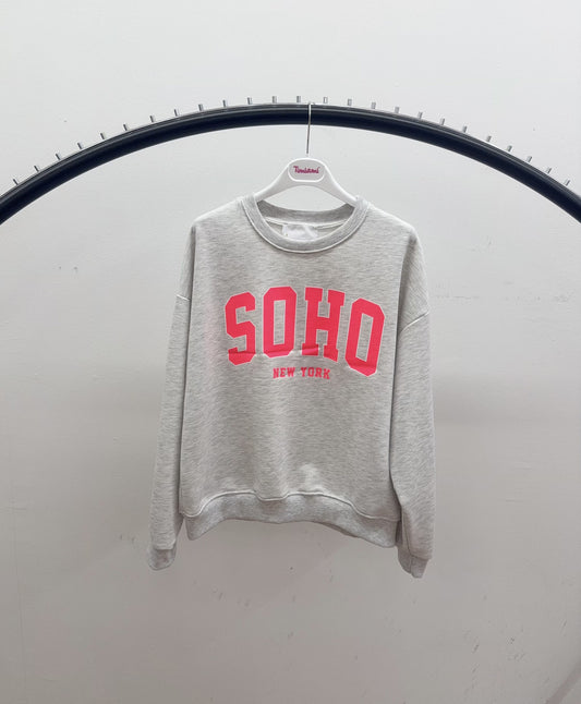Sweat Femme SOHO gris clair