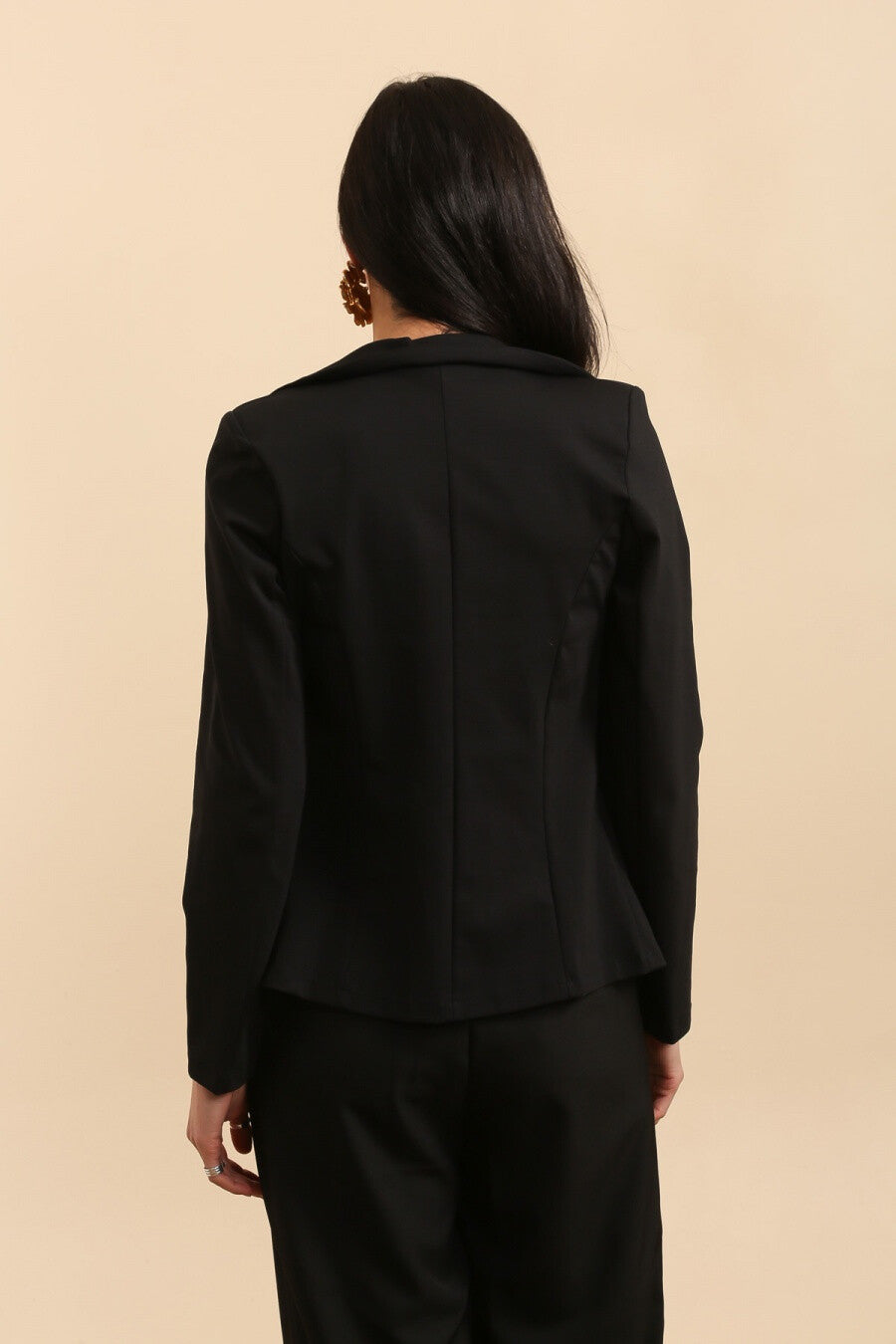 Blazer Femme Noir cintré & coeur