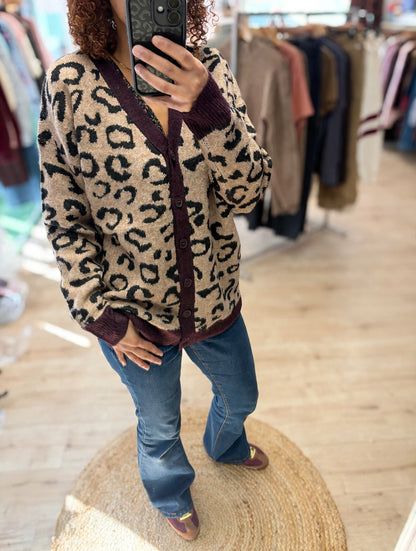 Gilet Femme Léopard RHOX - Inscription Dos « Club Amour Paris »