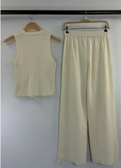 Ensemble femme gilet sans manches et pantalon CLÈA