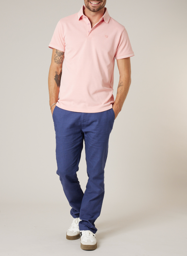 Deeluxe Polo Homme VELVORN rose