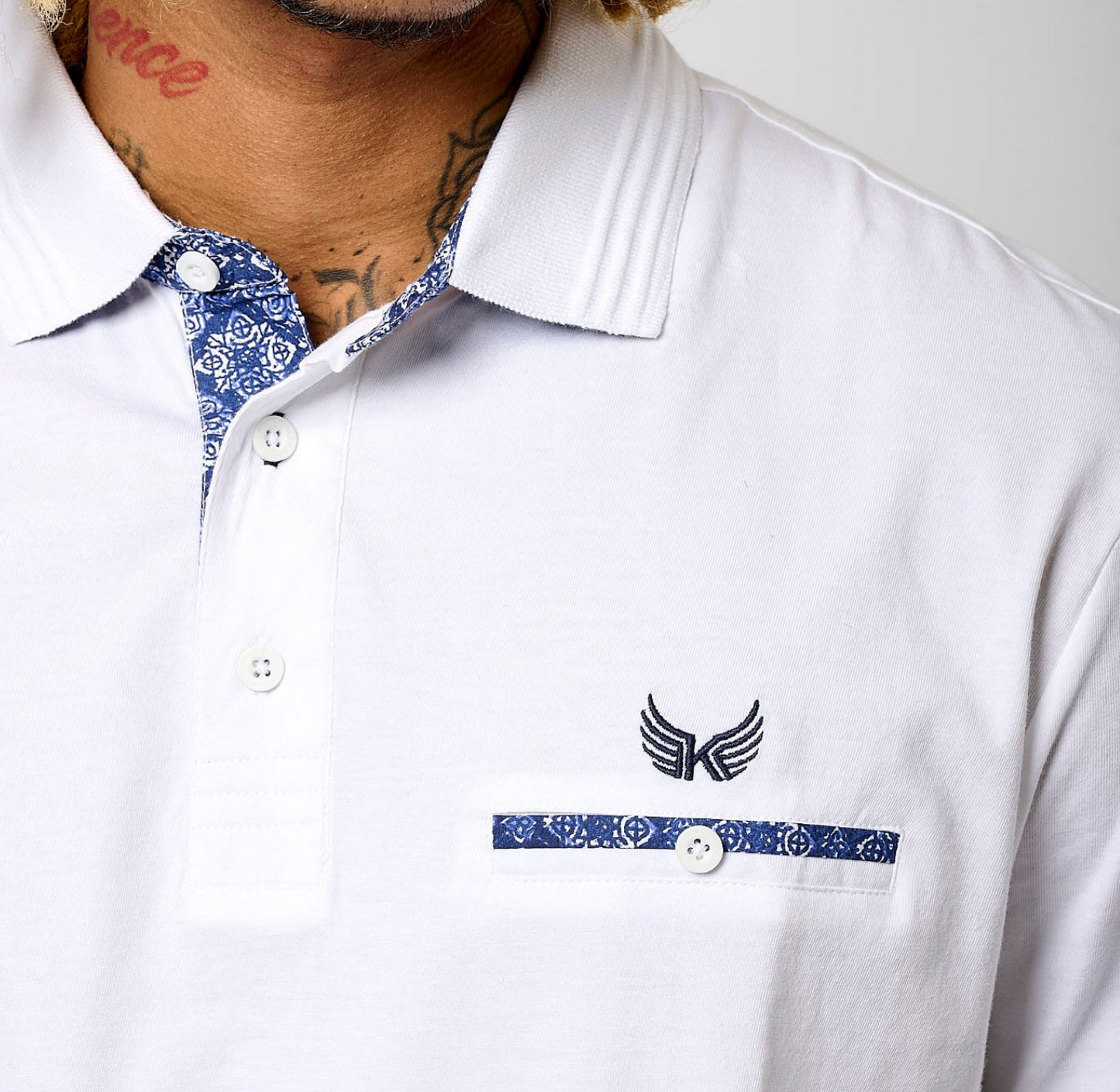 Kaporal Polo Blanc Homme BARRO
