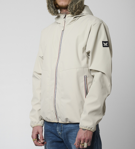 Kaporal Veste Imperméable Beige Homme MADOX