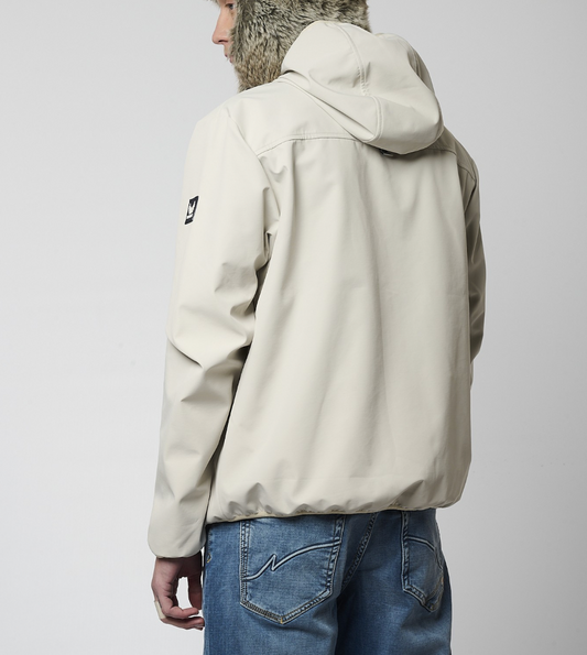Kaporal Veste Imperméable Beige Homme MADOX