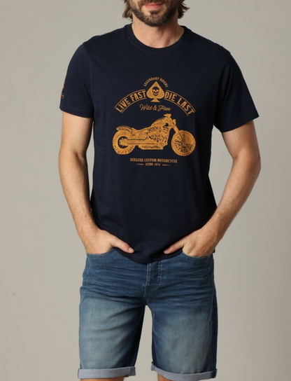 Deeluxe T-shirt Homme Navy PARK