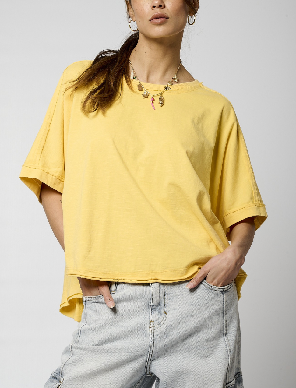 Kaporal T-shirt jaune Femme VISON