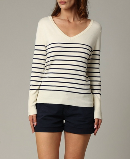 Deeluxe Pull marinière Femme GAVA