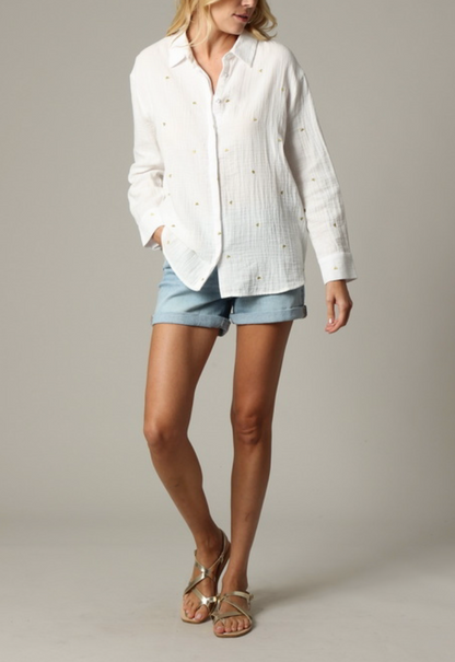 Deeluxe Chemise Gaze de Coton Coeur KENDRA