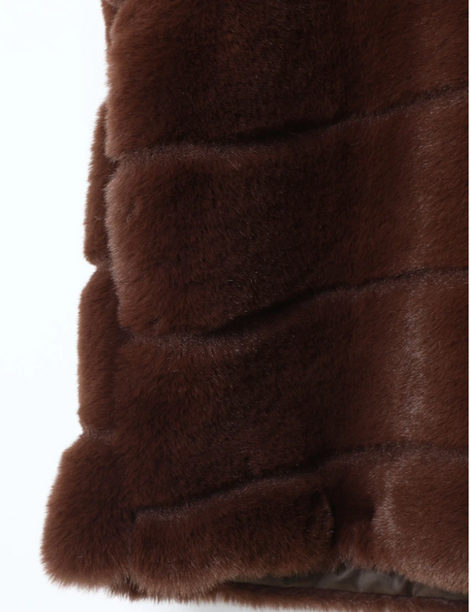 Gilet Femme fausse fourrure sans manches