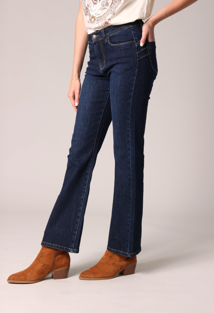 Deeluxe Jean Flare effet Push-up  Femme ALICIA