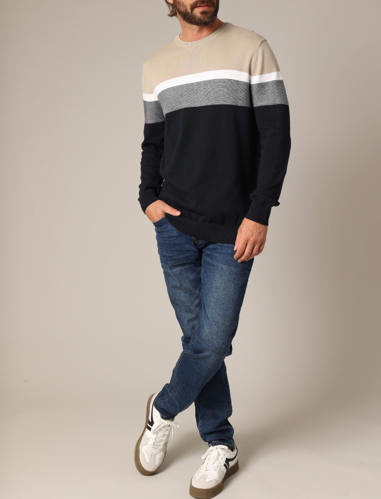 Deeluxe Pull Homme à rayure TOASTER