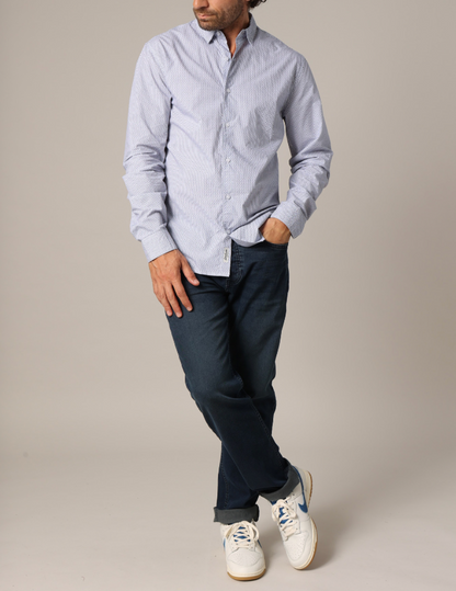 Deeluxe Chemise Homme imprimé géométrique NATSU