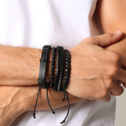Deeluxe lot 4 bracelets Homme MORPHO