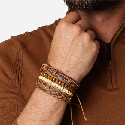 Deeluxe lot 4 bracelets Homme MORPHO