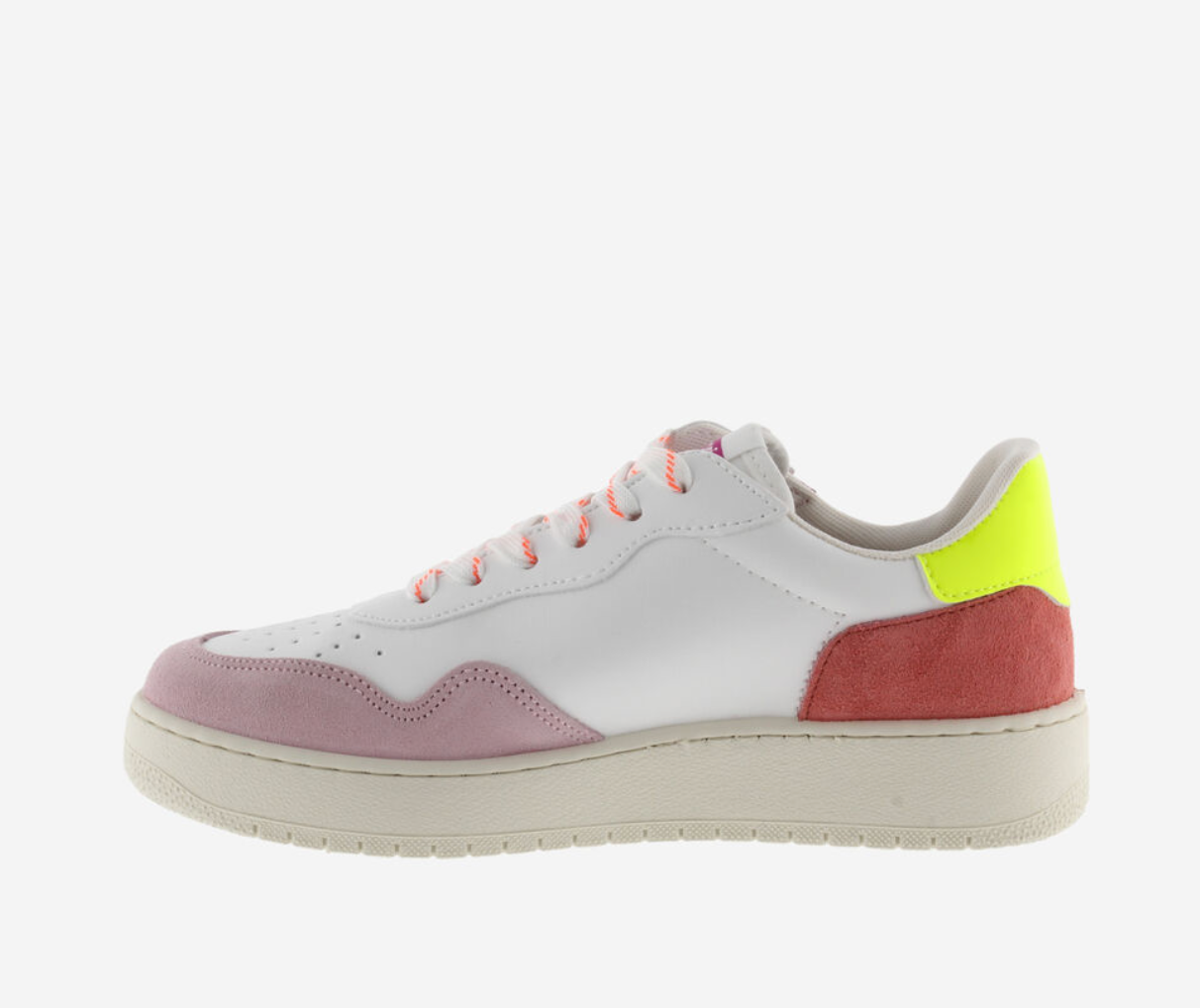 Victoria Shoes Baskets Femme MADRID EFFET CUIR & DAIM MULTICOLORE