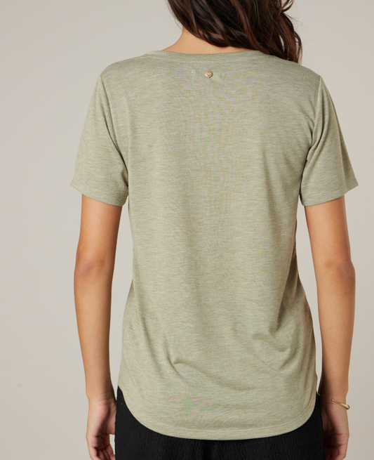 Deeluxe T-shirt Femme KELLIE Kaki clair