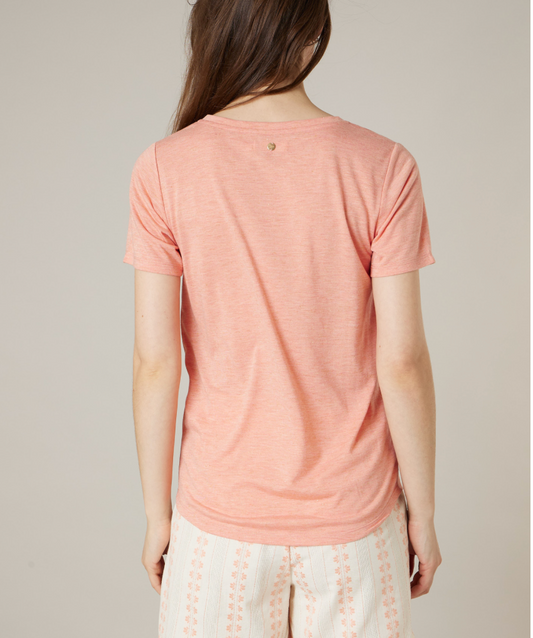 Deeluxe T-shirt Femme KELLIE Peach Mel