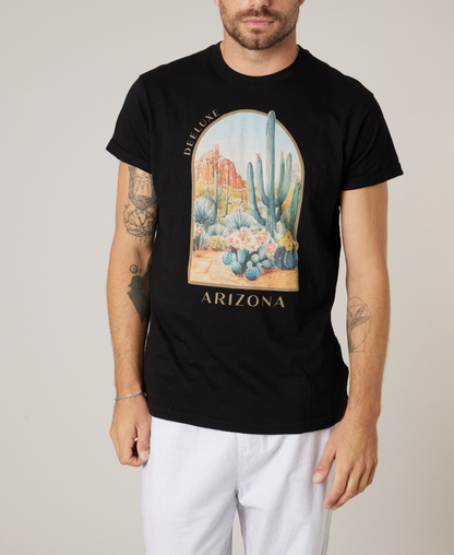 Deeluxe T-shirt Homme DESERTIO noir
