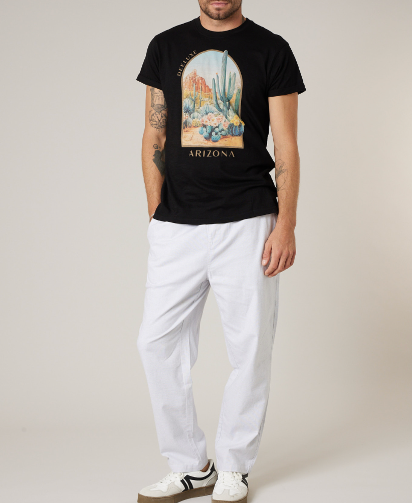 Deeluxe T-shirt Homme DESERTIO noir