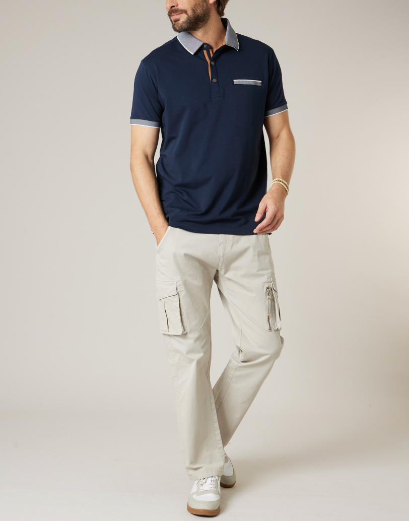 Deeluxe Polo Homme EAGLES marine