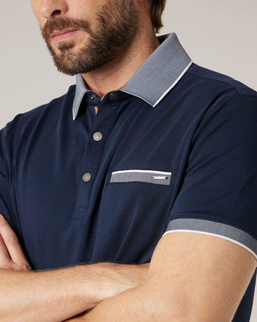 Deeluxe Polo Homme EAGLES marine