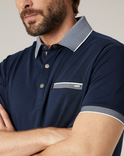 Deeluxe Polo Homme EAGLES marine
