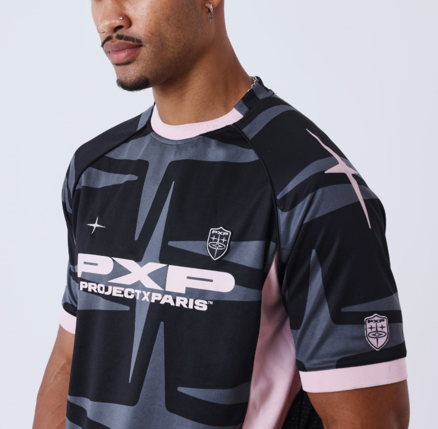 Project X Paris T-shirt OLDSCHOOL noir et rose