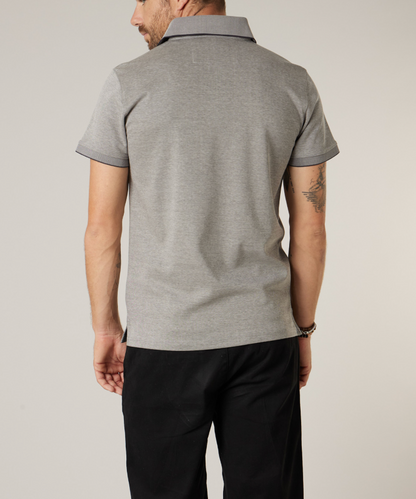 Deeluxe Polo Homme VELVORN gris